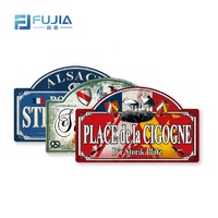 Vintage Retro logotipo personalizado camión coche publicidad divertido cartel aluminio Metal estaño Tacker placa en relieve signo para Decoración
