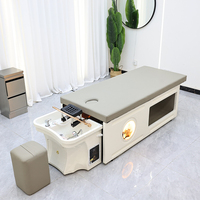 Nouveau design Mobilier de salon de beauté Lit de massage avec shampoing Lit de lavage Thai Head Spa Lit de lavage avec circulation d'eau et vapeur
