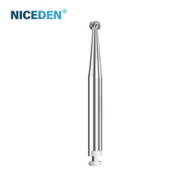 NICEDEN 5 PIÈCES/BOÎTE Fraises dentaires en carbure de tungstène à basse vitesse, rondes, série RA 2,35 mm pour clinique dentaire, longueur de tige 22,5 mm