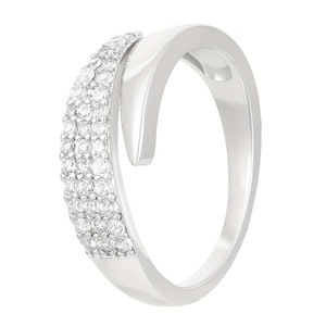 Anello Aperto Regolabile per Donne, Gioiello Minimalista alla Moda - Product Image 3