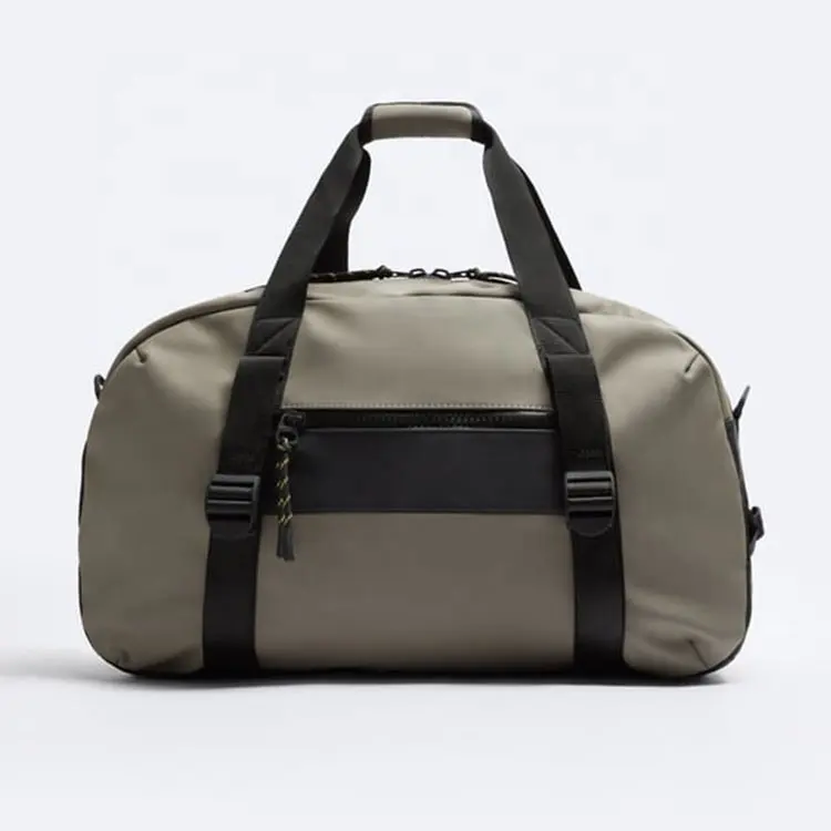 Custom Logo Large Weekend Travel Shoulder Bag Neoprene Tote Gym Duffel Bag Waterproof Rubber Duffle Bag