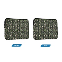 Housse pour ordinateur portable matelassée de 13 et 14 pouces, imprimé fleurs d'Hawaï, housse pour ordinateur portable, sac pour tablette