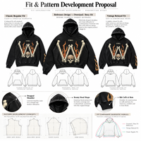 Hoodie court personnalisé délavé à l'acide avec motif crâne et flamme en strass, coupe oversize pour les marques de streetwear