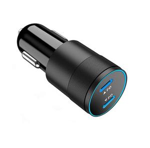 Chargeur rapide de voiture double port 12V 24V universel PD 20W USB C Socket Compatible pour <span class=keywords><strong>iPhone</strong></span> 15 <span class=keywords><strong>14</strong></span> pour Samsung pour Galaxy Gan Material - Product Image 6