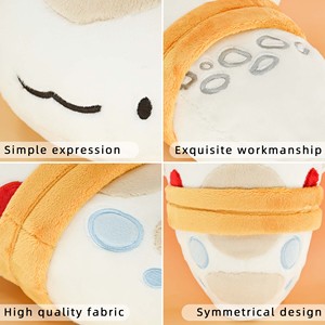 Peluche Personalizzato di Gatto <span class=keywords><strong>Anime</strong></span> OEM ODM, Simpatico Personaggio dei Cartoni Animati in Maglietta Rosa e Pantaloni Neri, Regalo per Fan - Product Image 2