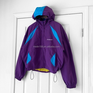 Custom Patchwork Windbreaker Coat Zipper Nylon <b>Jackets</b> Outdoors Wear Windproof Waterproof <b>Pullover</b> Nylon Windbreaker <b>Jacket</b> - Product Image 1