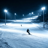 Projecteur LED 100W IP65 avec capteur de mouvement PIR pour la sécurité extérieure, éclairage de stade / chantier - Ultra fin 120lm/W