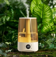 Machine de brumisation chaude à ultrasons Portable Humidificador Top Fill 4L Mist Maker Meilleurs humidificateurs d'air de bureau