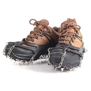 Wholesale Spot Winter Snow Climbing Hiking Wear-Resistant Silicone Tooth 11 Nail Chain Ice Claw Anti Slip <b>Shoe</b> <b>Cover</b> - Product Image 2