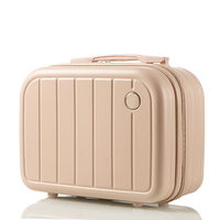 14in Écologique Portable Maquillage Cas Grande Capacité Dur Shell Organisateur Sac Fermeture À Glissière pour Voyage Usage Quotidien Porte-Brosse