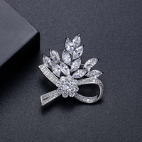 LUOTEEMI – broche fantaisie en cristal Zircon CZ, bijoux personnalisés, ensemble de broches pour femmes