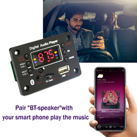G016 12V pour Bluetooth Radio Module Kit USB TF FM MP3 Plastique 32GB Mémoire Enregistreur Vocal de Voiture Lecteur Haut-Parleur Accessoires Aux Ape