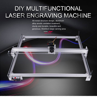 Machine de gravure et de découpe laser CNC 2 axes 6550 GRBL pour plastique/contreplaqué/bois/cuir, moteur pas à pas DC 12V, puissance 15W, 650x500mm