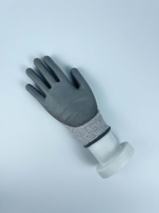 Guantes Grises Recubiertos de Látex Antideslizantes, Guantes de Trabajo de Seguridad Duraderos, Personalizables - Product Image 6