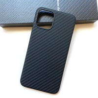 Coque de téléphone en Fiber de carbone, aramide, étui pour iPhone 8 plus xs 11 12 13 14 pro max Huawei Samsung OPPO XIAOMI ONEPLUS