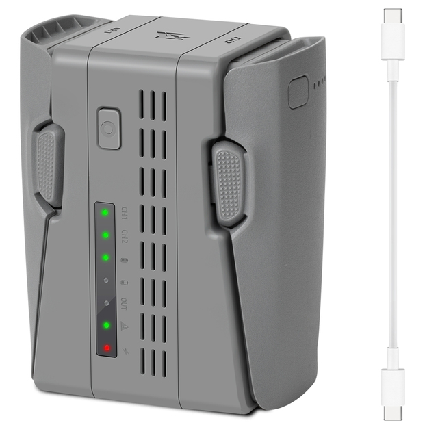 Two Ways Charging Hub For DJI Neo 2 Battery 45W Charger LED Charging Case Portable Power Bank For DJI Neo 2 Drones Accessories