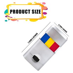 Pintura Facial Moldava con Diseño de Banderas Azul, Amarillo y Rojo, para Eventos, Espectáculos, Decoración Facial, Material de Cera - Product Image 1