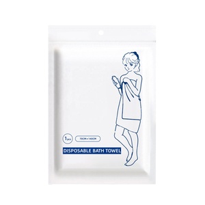 Sacs d'emballage personnalisés pour serviettes de bain jetables durables, sacs en Mylar à fermeture éclair sur 3 côtés avec trou de suspension - Product Image 2