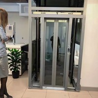 Preisgünstiger Panorama-Kleinhausaufzug für Außenbereich, 1-Etagen-Wohnlift für Innen- und Außenbereich von Villen