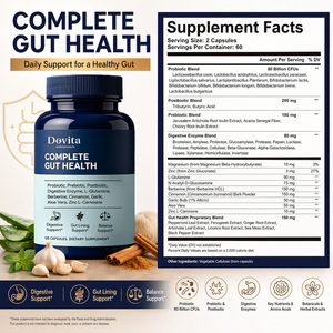 Capsules de Probiotiques Multi-Souches Haute Puissance 60 Milliards de UFC à Marque Blanche pour la Santé Digestive, Sans OGM, Vente en Gros OEM en Vrac - Product Image 2