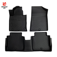 Accessoires de voiture Ensemble complet de tapis de pied de voiture en TPE tous temps personnalisés pour Hyundai Grandeur IG 2016-2019 Tapis de voiture