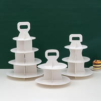 Support à gâteaux à plusieurs étages pour le thé de l'après-midi, mariage, avec poignée