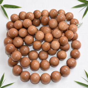 Perles bouddhistes japonaises originales/perles en bois/perles en bois de santal - Product Image 2