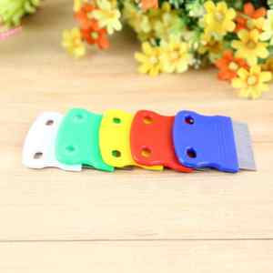 100 pièces Peigne anti-puces pour animaux de compagnie en acier inoxydable Peigne de toilettage pour chien <span class=keywords><strong>et</strong></span> chat Outil de nettoyage - Product Image 5