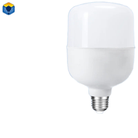 Gao Fushuai Ampoule LED haute puissance de type A19 Source de lumière intérieure à économie d'énergie E27/B22 Corps de lampe en plastique pour entrepôts AC