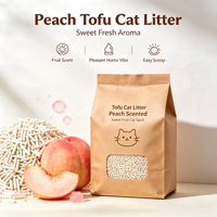 Litière pour chatons au tofu, saveur lait, sans poussière, agglomération instantanée, super absorption, ne colle pas au fond, légère, nouvelle arrivée