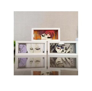 Caja de Papel con Luz de Anime Mixto (61 Piezas), con Dibujos Animados de Zoro, Luffy, <span class=keywords><strong>Uzumaki</strong></span>, Lilo, Boojiboo, Lámpara de Papel para Fotografía, Regalo de Cumpleaños - Product Image 6