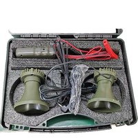 Llamador de Aves MP3 50W 150dB, Altavoz Impermeable a Batería, 110 Sonidos de Aves, Alcance de 80-300M para Cazar Todas las Aves y Animales, Plástico