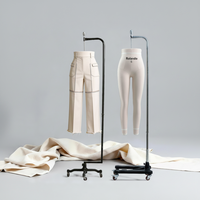 Maniquí de espuma para pantalones de mujer, modelo profesional para confección de patrones y drapeado, pose europea de pie