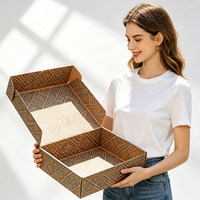 Boîtes d'expédition rigides en carton ondulé, écologiques, en matériaux recyclés, avec logo personnalisé, imperméables, pour l'emballage de vêtements et de cadeaux