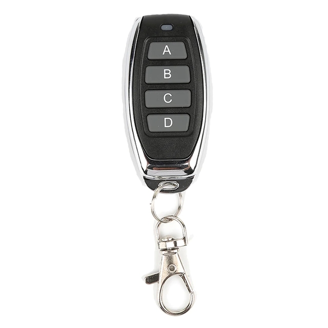 KT05-ABCD-4 433Mhz 4 Push Button Toggle Remote Control Learning Code EV1527 Wireless On/off Printing logo Transmitter