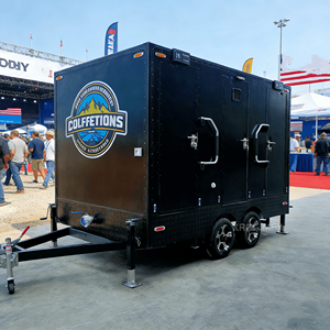 Desert Expedition Mobile Bathroom Trailer Oasis Sanitation With Cooling System For Extreme Heat Outdoor Survival <b>Camp</b> - Product Image 5