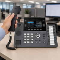 Grandstream GRP2636 Telefono IP Wi-Fi 6 con 12 Linee e 6 SIP, Display LCD a Colori da 4,3 Pollici, Conferenza Audio a 5 Vie, 24 MPK Gigabit PoE VoIP