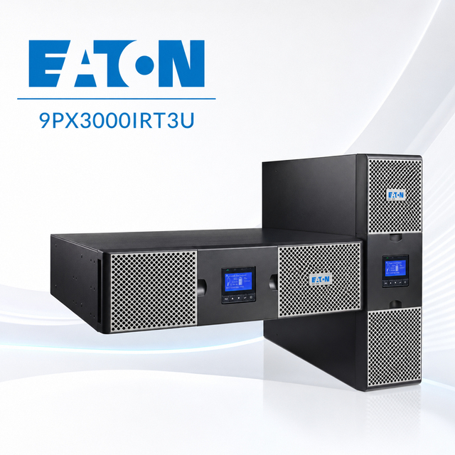 EATON UPS 9PX3000iRT3U UPS Uninterruptible Power Supply 3000VA/3000W UPS for 3000VA Single Phase 40-70Hz 50/60Hz