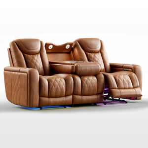 Ensemble <span class=keywords><strong>de</strong></span> canapés inclinables <span class=keywords><strong>vintage</strong></span> <span class=keywords><strong>de</strong></span> luxe italiens, fauteuil <span class=keywords><strong>de</strong></span> salon sectionnel 3 places, canapé pour cinéma maison, canapés <span class=keywords><strong>de</strong></span> salon, fournisseur - Product Image 4