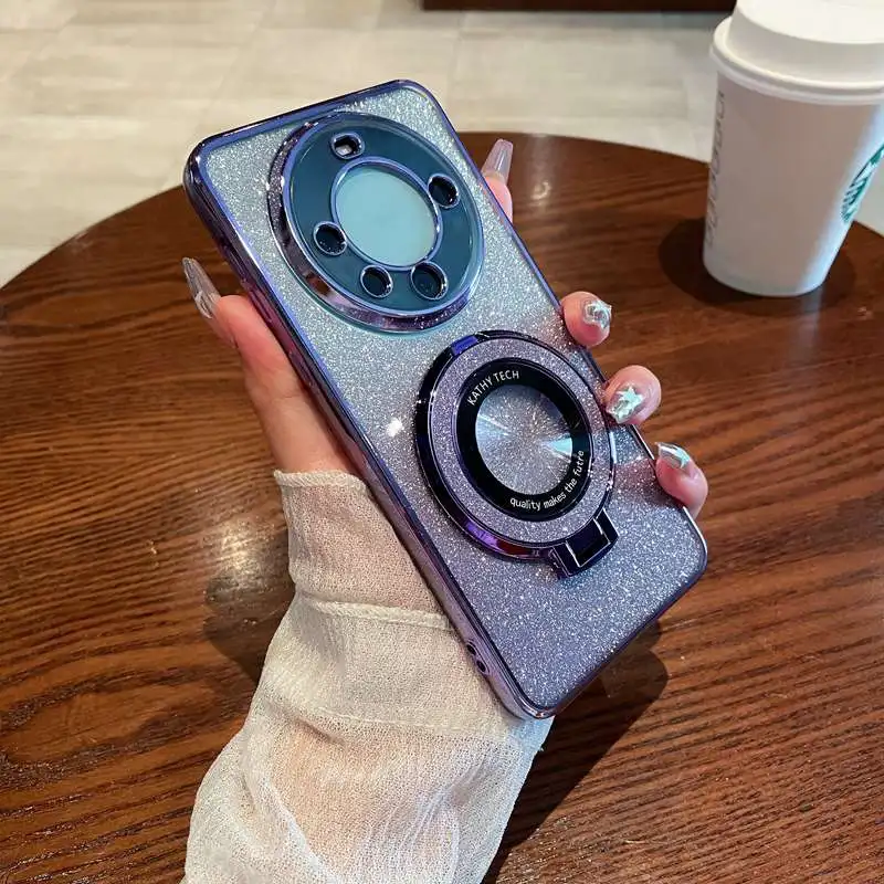 Tenedor púrpura del anillo