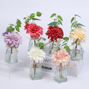 <span class=keywords><strong>Fleurs</strong></span> artificielles réalistes, mini-pots de <span class=keywords><strong>fleurs</strong></span> en plastique, fausses décorations aquatiques, feuillage en vrac, respectueux de l'environnement, légers, pour murs - Product Image 1