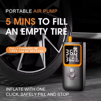 Compresseur de voiture portable 6000mAh & 150PSI pompe à air sans fil voiture allume-cigare pompe de gonflage