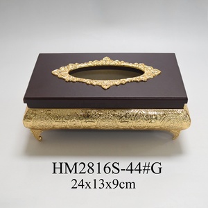Porte-serviettes en bois <span class=keywords><strong>rouge</strong></span> pour la décoration de la maison et des hôtels, boîte à mouchoirs - Product Image 2