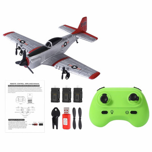 Avión <span class=keywords><strong>RC</strong></span> P-51 Mustang 2CH de Espuma EPP 150m con 3 Baterías Clásico para Aficionados - Product Image 1