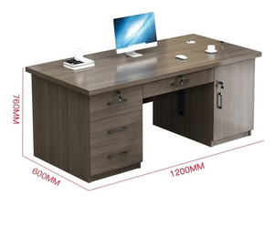 Hiện Đại Đơn Giản Bằng Gỗ Bàn Máy Tính Với Ngăn Kéo Hộ Gia Đình Bán Buôn Nội Thất Văn Phòng Cho Thương Mại Hội Thảo Sử Dụng - Product Image 2