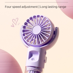 Nuevo Ventilador Portátil Mini Recargable de 800 mAh, Ventilador de Mano con Rociador, Ventilador Eléctrico Plegable Multifuncional Pequeño - Product Image 5
