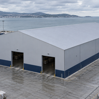 Centre de stockage logistique d'entrepôt d'exportation Mega Steel Structure, bâtiment industriel métallique préfabriqué