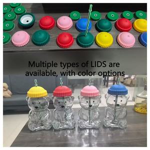 500ml Business Gift Glass Water Cup Ins Style Cheap Price Creative Glass <strong>Starbuck</strong> Teddy Bear Cup - Product Image 3