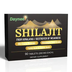 Pure Shilajit Tablets 90 Counts Original Himalayan Shilajit Resin Rich In Fulvic Acid 85+ Trace Minerals For Immune System