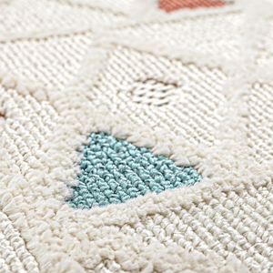 Alfombra Moderna de Polipropileno Texturizado Netline, Alfombra Geométrica de Pelo Medio que No Desprende Pelusa para Sala de Estar, Alfombras para el Hogar - Product Image 1